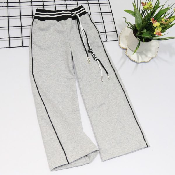 Штани "Палаццо-кант" р.140-158  меланж двунитка 7119