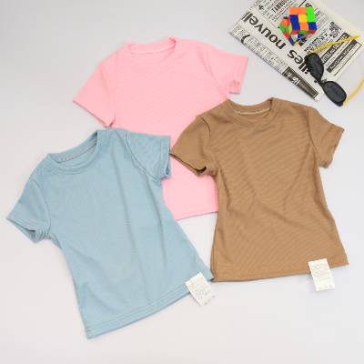 Футболка "Рубчик" р.92-122 рубчик/soft 780 рожевий, мокко, блакитний