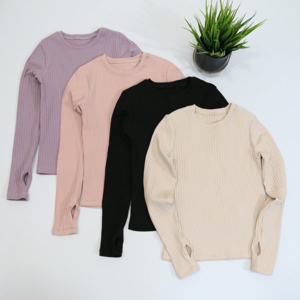 Лонгслів "Пальчик" р.128-158 рубчик 90059