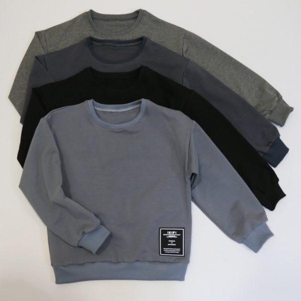 Світшот графіт р.128-158 двунитка 9883