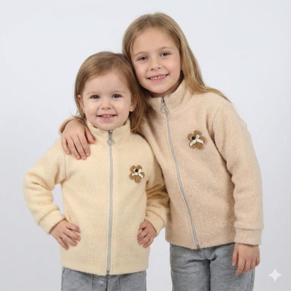 Кофта "Альпака" р.116-134 альпака 88384 кремовий, світла пудра