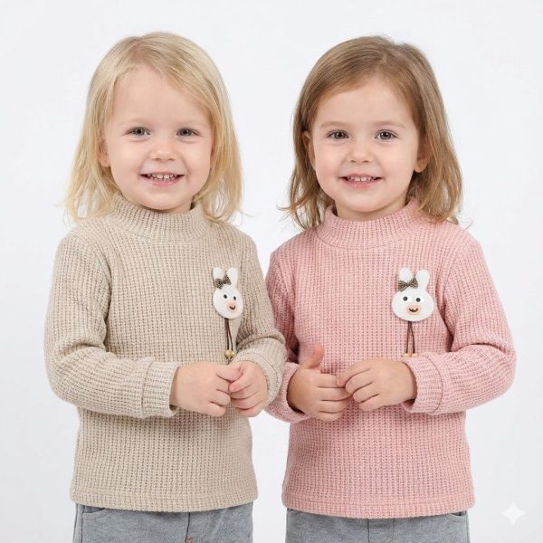 Гольф "В'язка" р.92-110 в'язка 88408 рожева пудра, бежевий