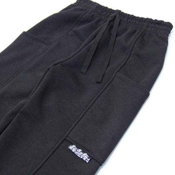 Штани "Баггі", чорні, р.116-134 тринитка/петля 88450