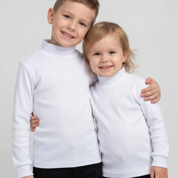 Гольф білий р.86-116 рубчик 90072