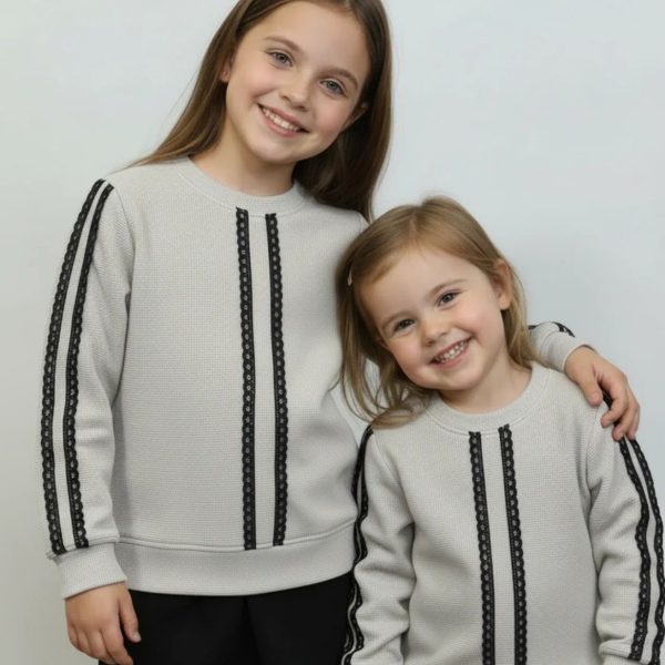 Джемпер "Мереживо" сірий р.92-110 вафелька 90083