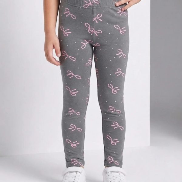 Лосини "Бантики" р.92-110 сірий кулір 90166