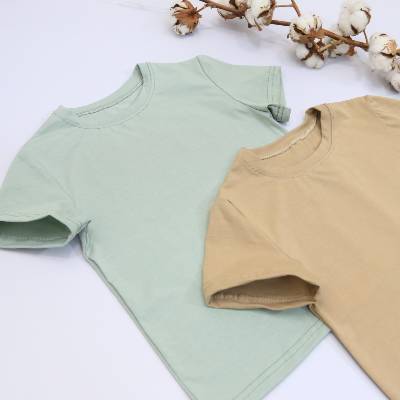 Футболка "Класік" -уні, р.140-158 кулір/пеньє 576 оливковий, бежевий