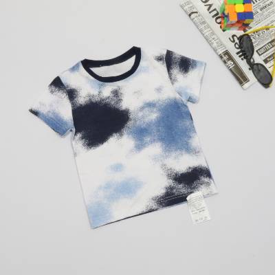 Футболка "Тай-дай" р.128-158 кулір/пеньє 656