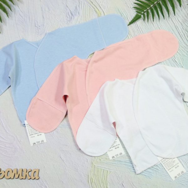 "Розпашонка -Льоля закр.руч. р.50 кулір 1329 білий, рожевий, блакитний"