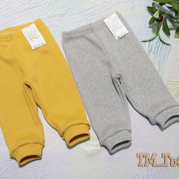 "Штанці ""Лапша"" р.62-86 рубчик/начіс 1395 сірий, гірчичний, фіолетовий, кораловий,блакитний,"