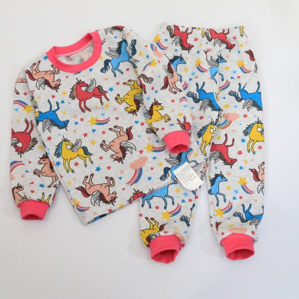 Піжама "Акули, Гарфілд, Єдинор". р.128-146 футор/начіс 2936 Акули, Гарфілд, Єдиноріжки