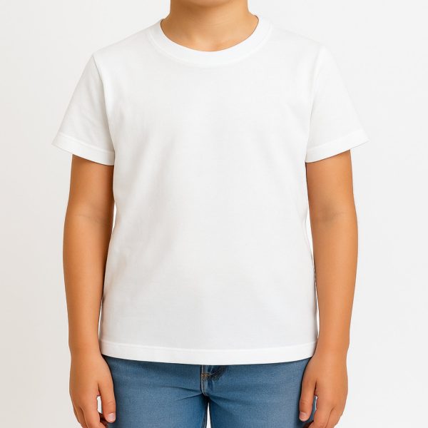 Футболка біла, р.116-134 кулір/пеньє 524