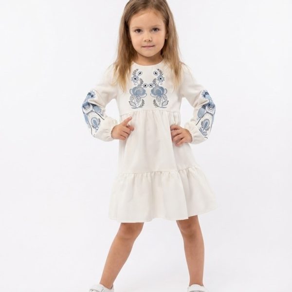 "Плаття бежеве р.128-146 88411"