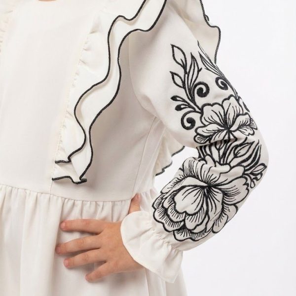 "Плаття айворі р.122-140 88412"