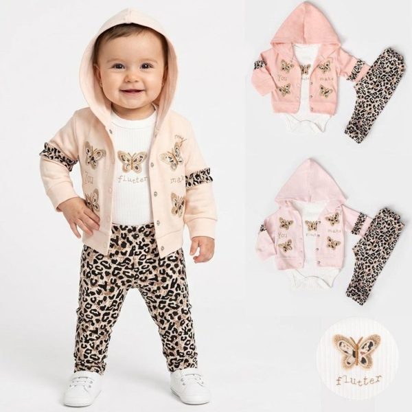 "Костюм 3-9 міс. бежевий, рожевий інтерлок 1034"