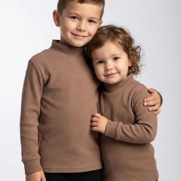 Гольф "Вафелька" мокко р.116-134 вафля 90071