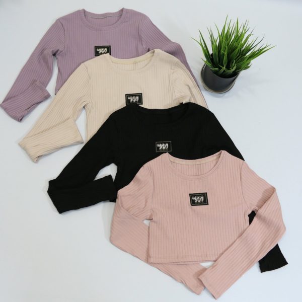 Лонг-топ "Пальчик" чорний р.128-158 кашкорсе 9309