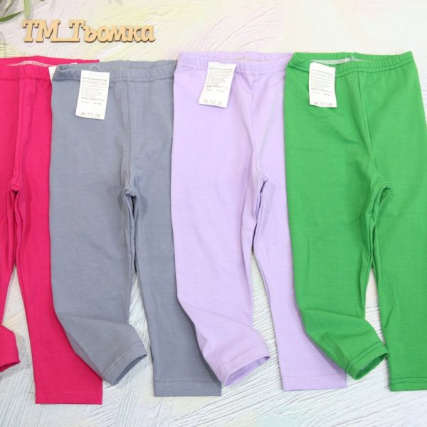 Лосини "Класік" р.86-116 кулір/пеньє 2225 малина, трава, бузок, сірий