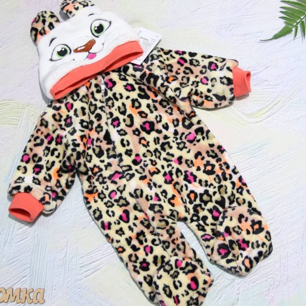 "Комбінезон ""Тигрюля"" р.18-22 велсофт/махра 1518"