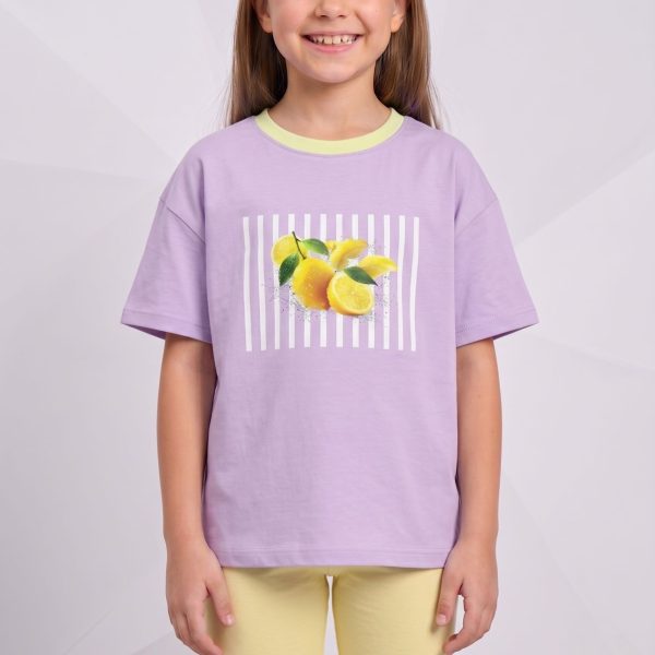 Костюм "Lemons" ліловий, р.140-158 кулір/пеньє 90299 ліловий
