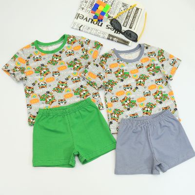 Костюм "Тигрики" р.80-104 кулір/пеньє 2864 сірий, зелений