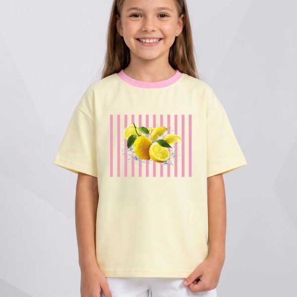 Футболка "Lemon" over лимонний  р.140-158 кулір/пеньє 90299 лимонний