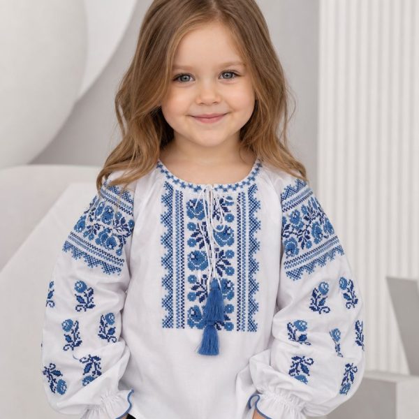 Блуза-вишиванка р.98-116 паплін 90421