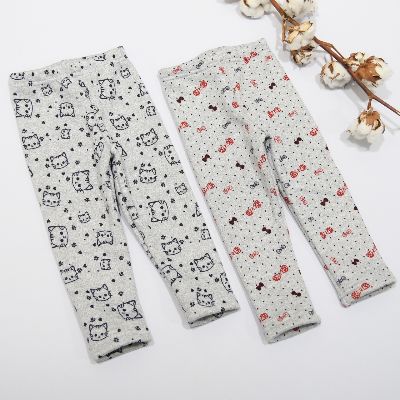 Лосини "Бантики"Котики" р.92-116 трикот./хутро 2276 Бантики,Котики